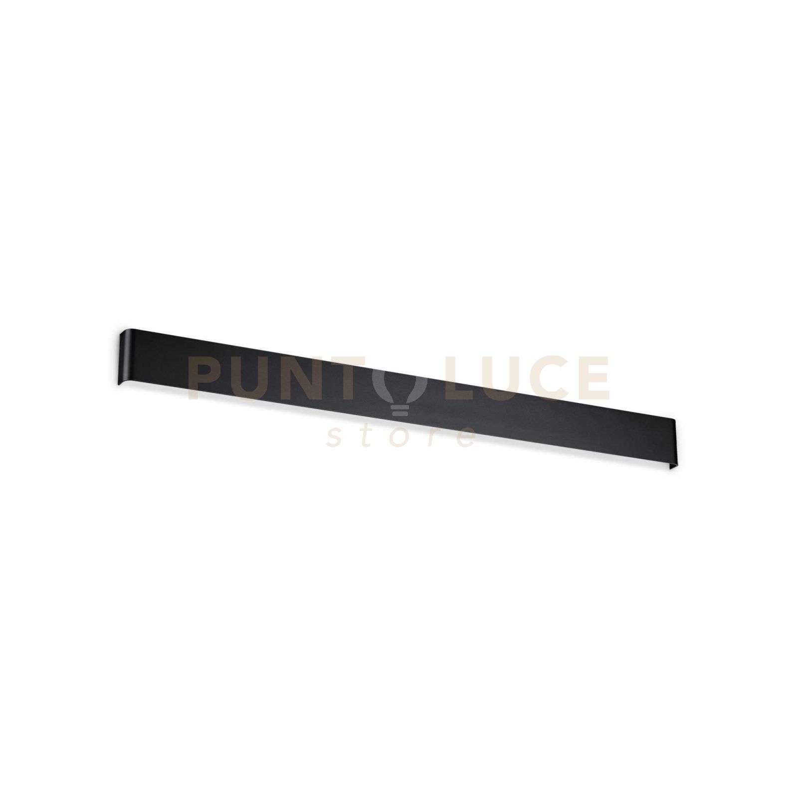 foto del prodotto ideal lux lampada da parete delta ap d110 3000k nero