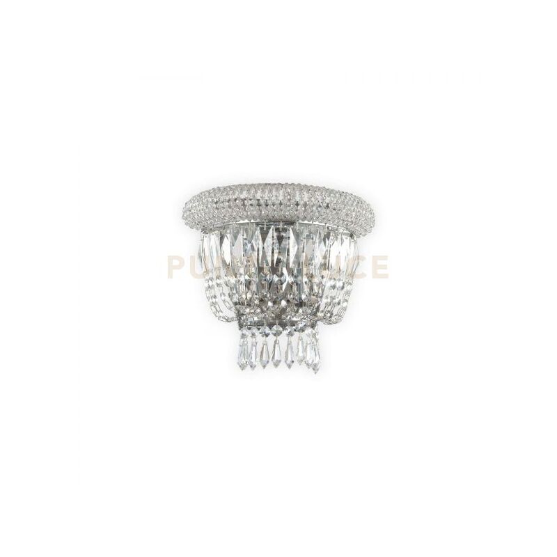 foto del prodotto ideal lux lampada da parete dubai ap2 cromo
