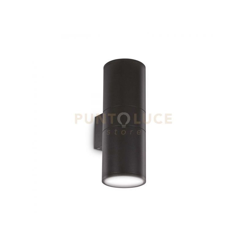 foto del prodotto ideal lux lampada da parete gun ap2 big nero