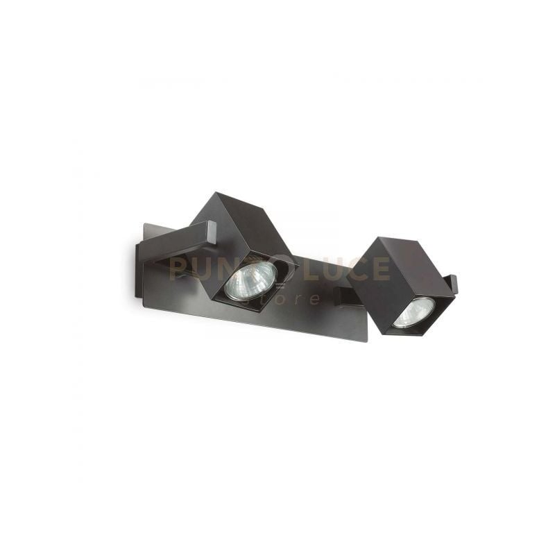 foto del prodotto ideal lux lampada da parete mouse ap2 nero