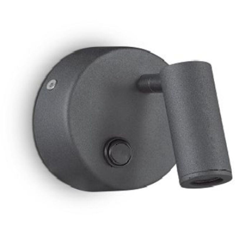 foto del prodotto ideal lux - lampada da parete page ap round nero