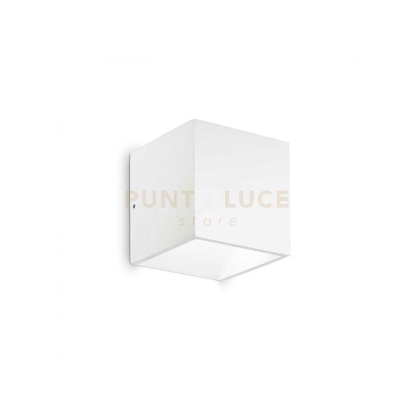 foto del prodotto ideal lux lampada da parete rubik ap bianco 3000k