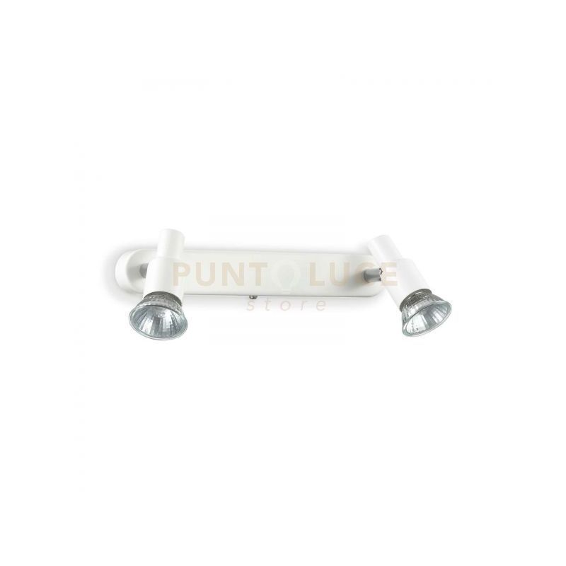 foto del prodotto ideal lux lampada da parete slem ap2 bianco