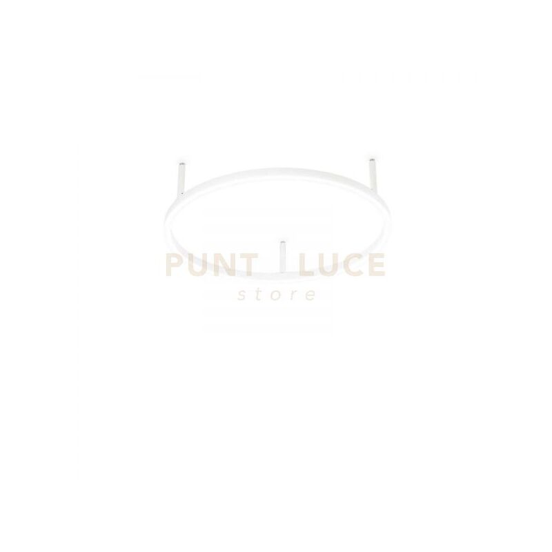 foto del prodotto ideal lux lampada da soffitto oracle slim pl d050 round 3000k on off wh