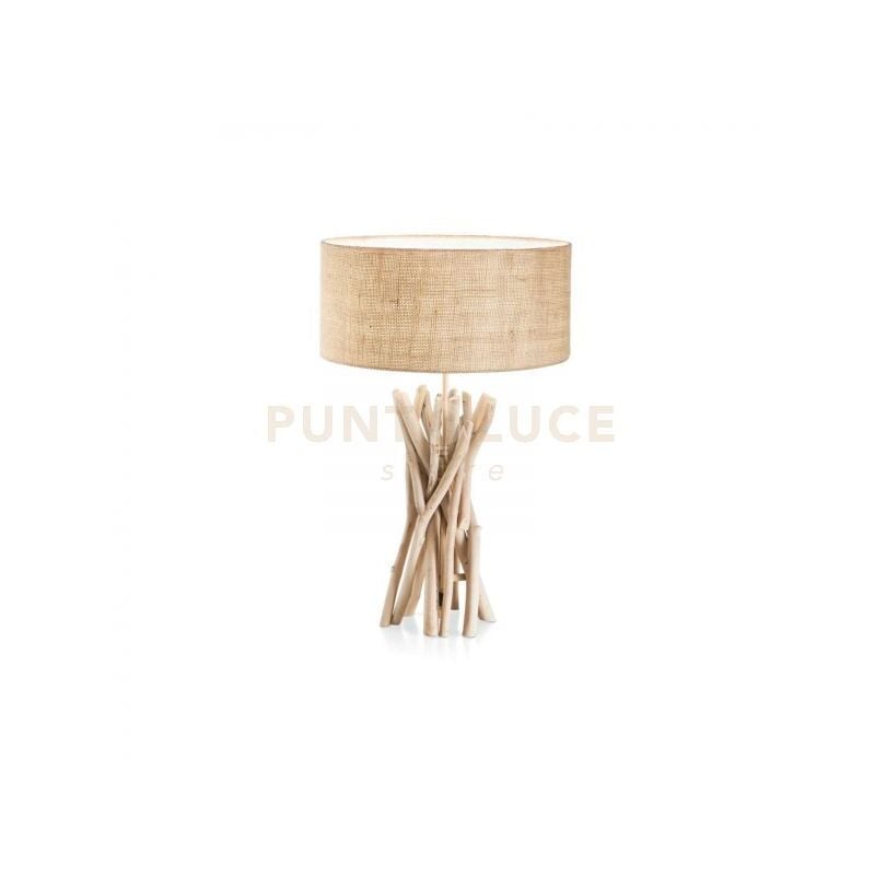 foto del prodotto ideal lux lampada da tavolo driftwood tl1