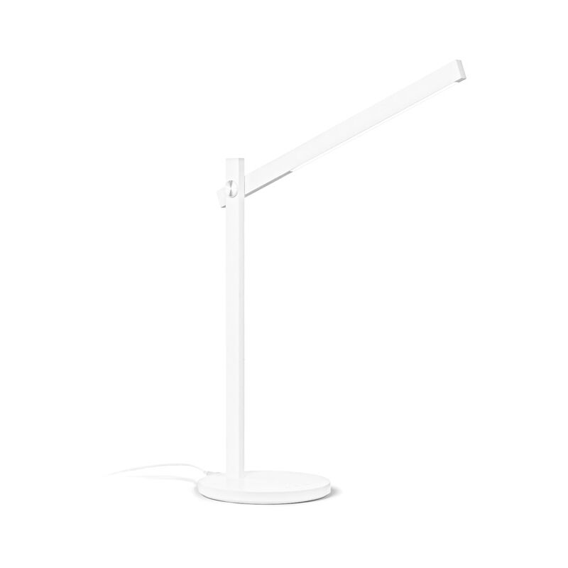 foto del prodotto ideal lux lampada da tavolo pivot tl bianco