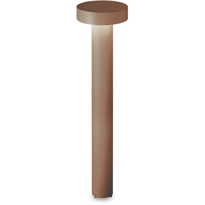 foto del prodotto ideal lux lampada da terra alta tesla alluminio coffee 4 luci g9 15w ip44