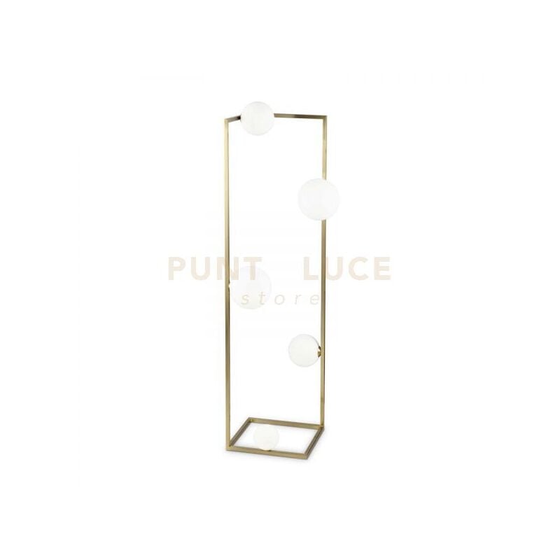 foto del prodotto ideal lux lampada da terra angolo pt5 ottone