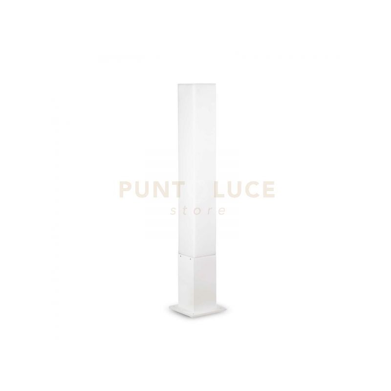 foto del prodotto ideal lux lampada da terra edo outdoor pt1 square bianco