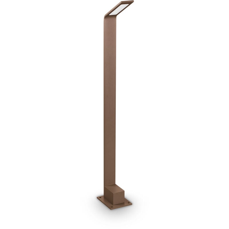 foto del prodotto ideal lux paletto contemporaneo agos alluminio coffee led 6,5w 3000k ip54