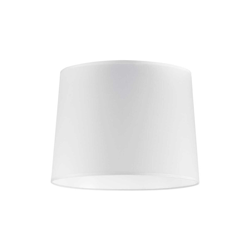 foto del prodotto ideal lux paralume cono set tessuto bianco d40
