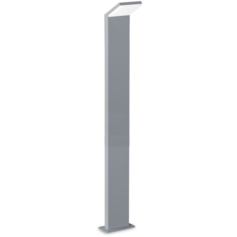 foto del prodotto ideal lux piantana contemporaneo style alluminio grigio led 9w 3000k ip54