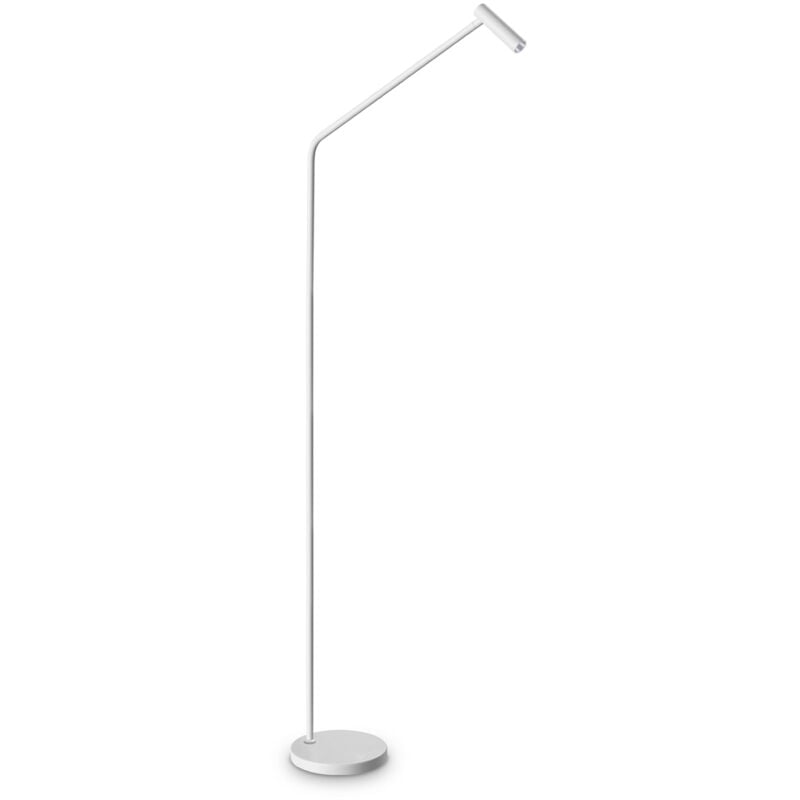 foto del prodotto ideal lux piantana da terra contemporanea easy metallo bianco led integrato w 3000k ip20