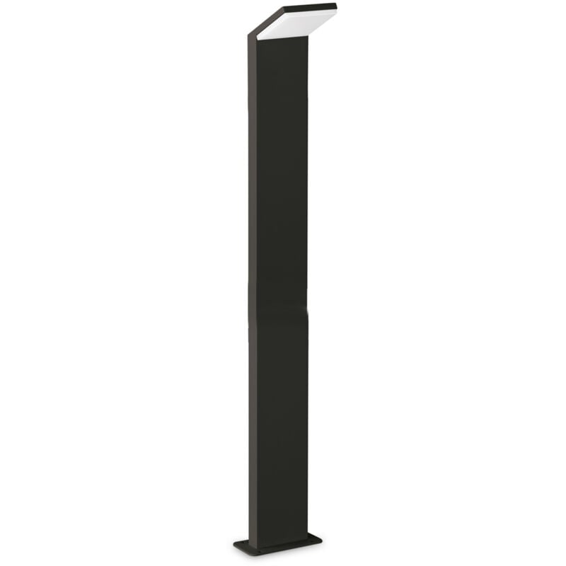 foto del prodotto ideal lux piantana da terra moderna style alluminio nero led 9w 3000k ip54