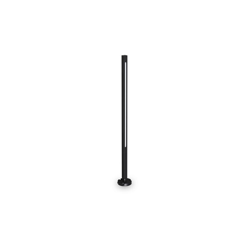 foto del prodotto ideal lux piantana moderna jedi metallo nero led 12w 3000k luce calda