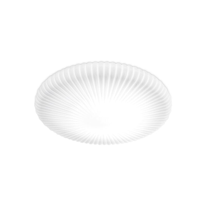 foto del prodotto ideal lux plafoniera contemporanea atrium metallo bianco led integrato 25w 3000k ip20