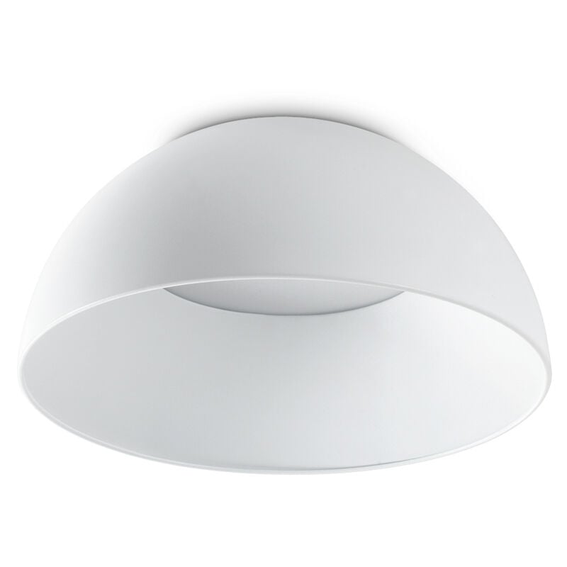 foto del prodotto ideal lux plafoniera contemporanea corolla metallo bianco led 24w 3000k ip20
