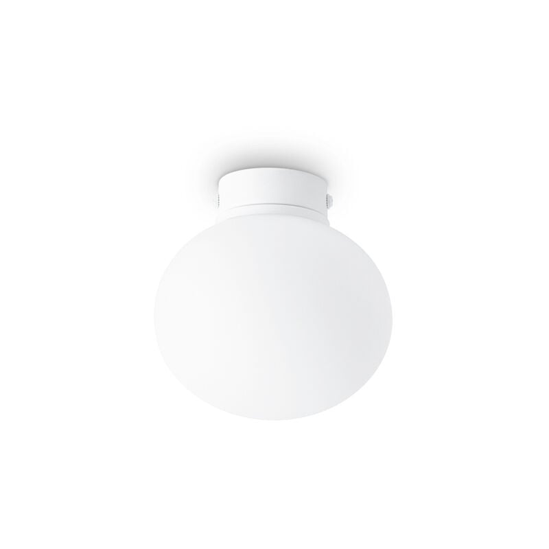 foto del prodotto ideal lux plafoniera contemporanea cotton metallo bianco 1 luce g9 4w ip20