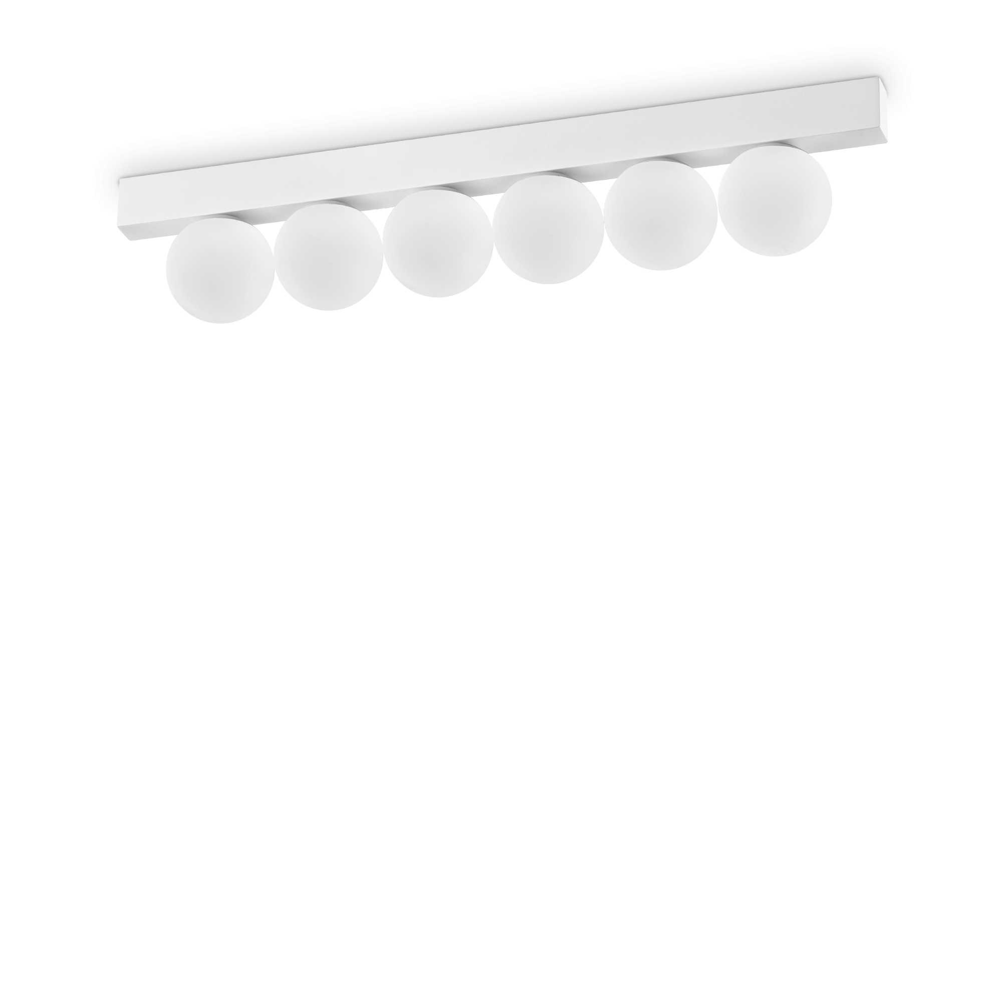 foto del prodotto ideal lux plafoniera contemporanea ping pong metallo bianco led integrato 18w 3000k ip20