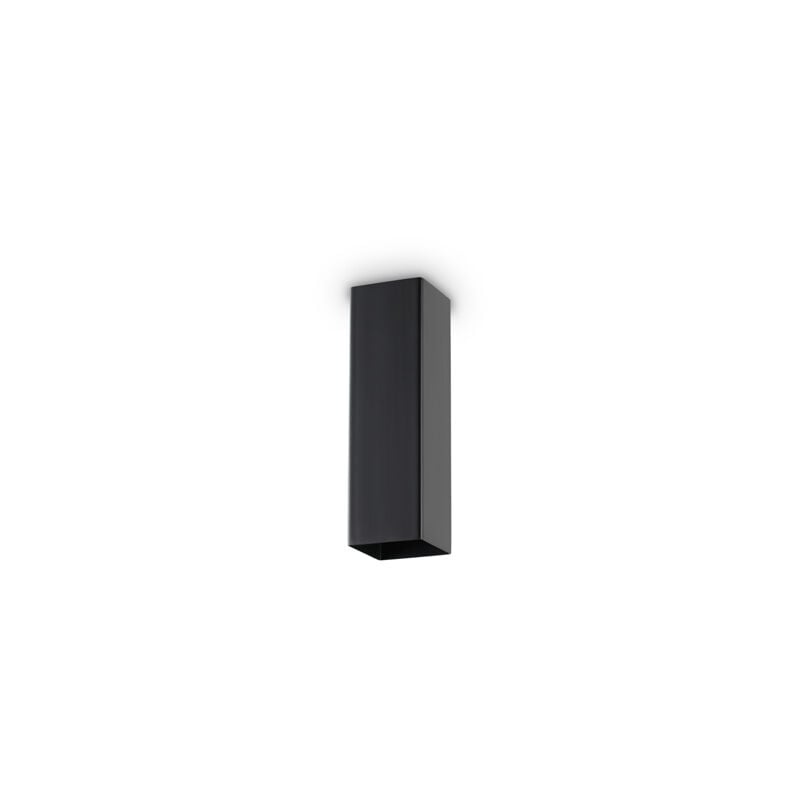 foto del prodotto ideal lux plafoniera moderna sky metallo nero led 7w 3000k luce calda h20cm