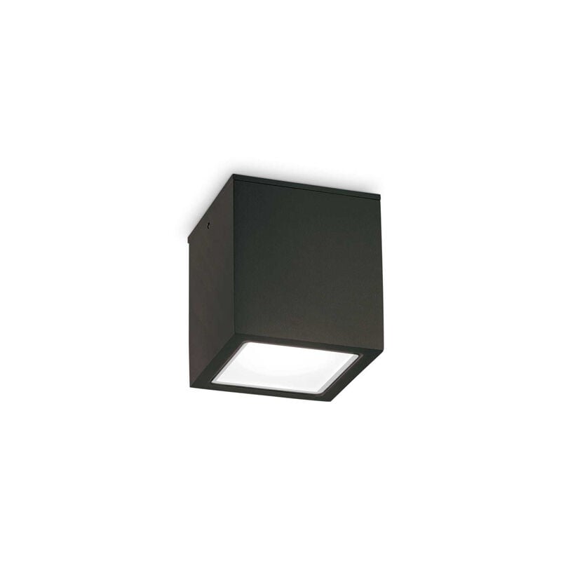 foto del prodotto ideal lux plafoniera moderna techo metallo nero 1 luce gu10 small