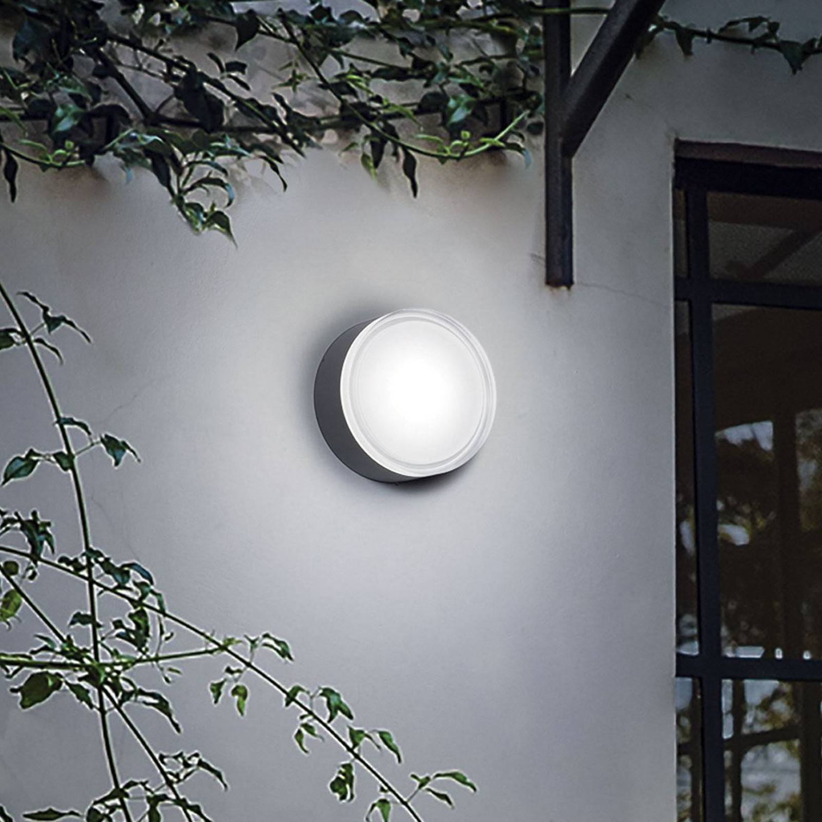foto del prodotto ideal lux plafoniera moderna urano alluminio materie plastiche antracite 1 luce gx53 big