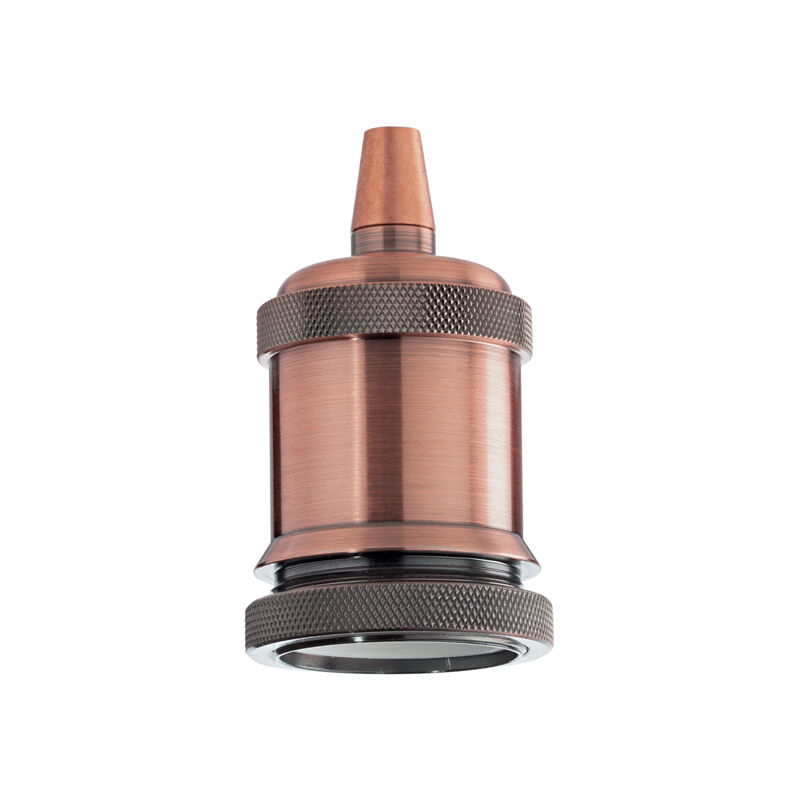foto del prodotto ideal lux portalampada metallo rame 1 luce e27