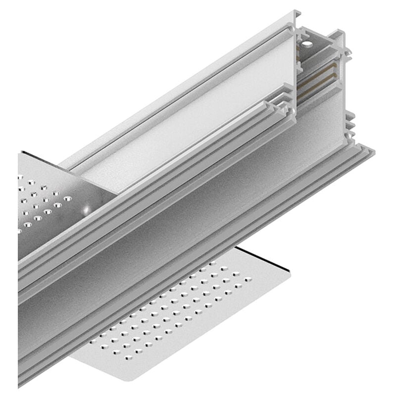 foto del prodotto ideal lux profilo incassato 100cm ego alluminio bianco
