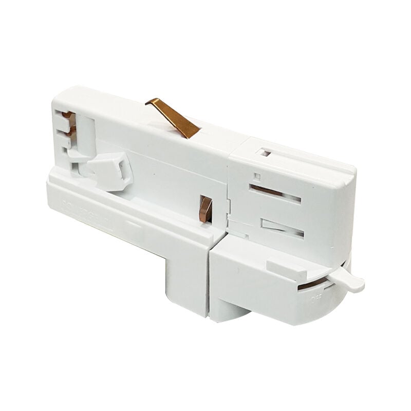 foto del prodotto ideal lux profilo link dali adattatpre alluminio bianco