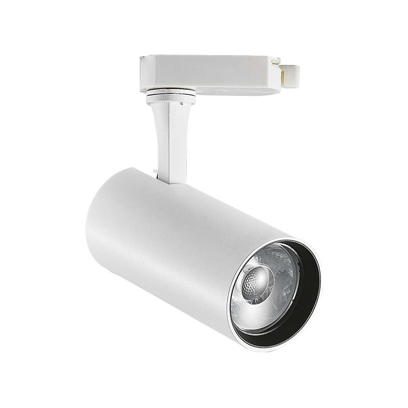 foto del prodotto ideal lux proiettore fox on off alluminio materie plastiche bianco led 25w 4000k cri80