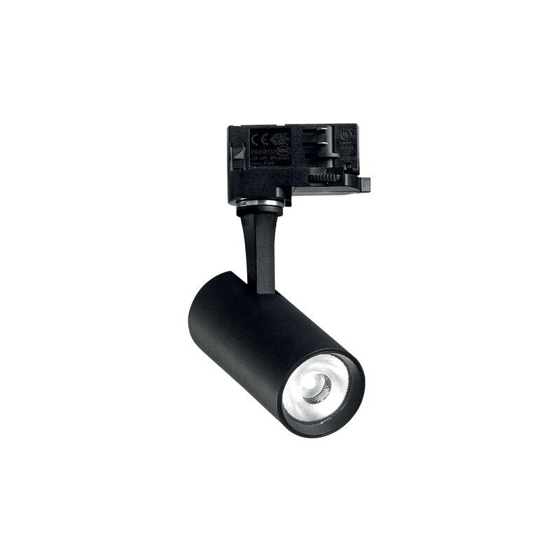 foto del prodotto ideal lux proiettore fox on off alluminio materie plastiche nero led 8w 3000k cri80
