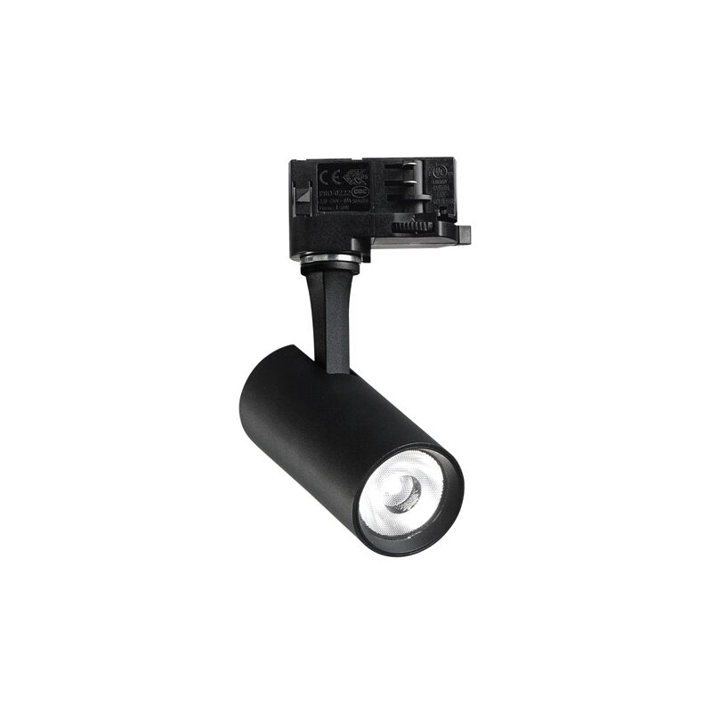 foto del prodotto ideal lux proiettore fox on off alluminio materie plastiche nero led 8w 3000k cri90
