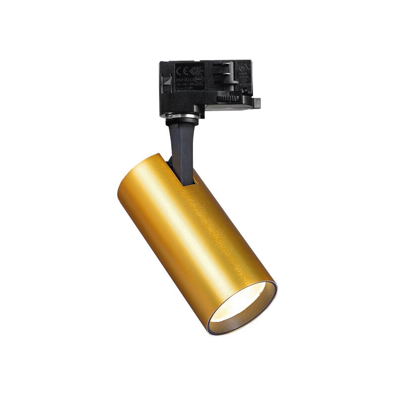 foto del prodotto ideal lux - proiettore fox on-off alluminio-materie plastiche ottone led 15w 3000k cri80