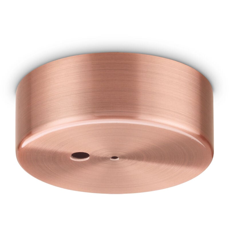 foto del prodotto ideal lux rosone contemporaneo metallo rame 1 luce