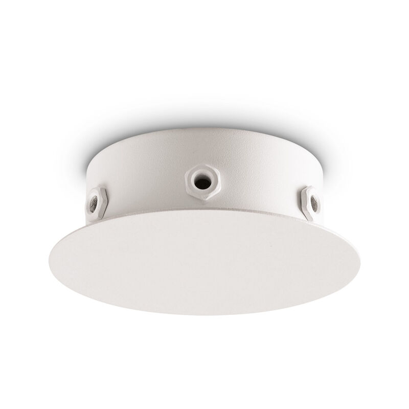 foto del prodotto ideal lux rosone magnetico all in metallo bianco 6 luci