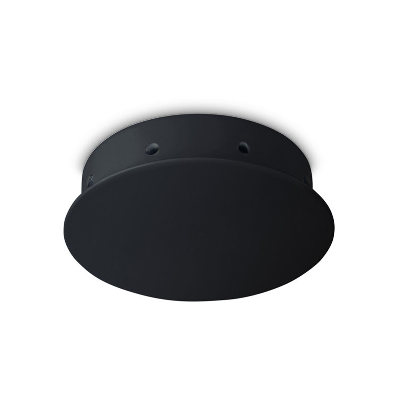 foto del prodotto ideal lux rosone magnetico all in metallo nero 8 luci