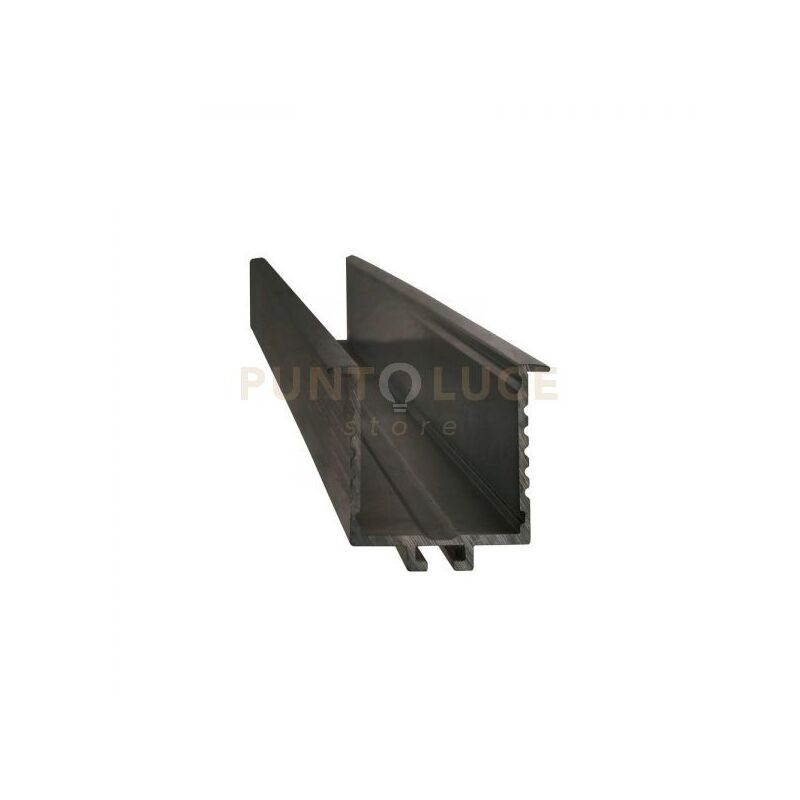 foto del prodotto ideal lux sistema lineare vision trim profilo 3000 mm bk