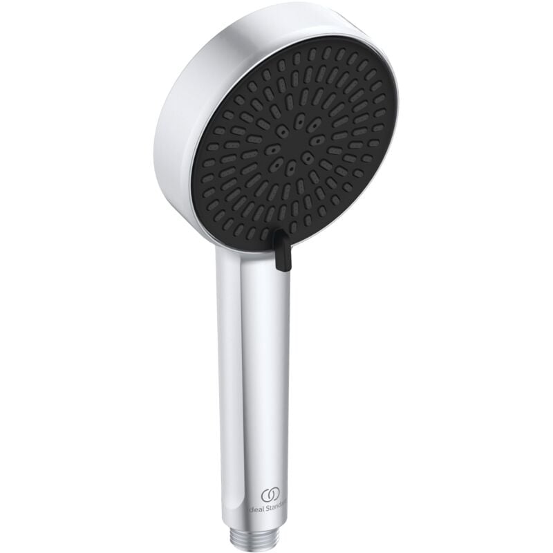 foto del prodotto ideal standard - alu , doccetta a mano per doccia anticalcare in alluminio a due funzioni con diametro 10cm, telefono doccia con portata 8l min, matt
