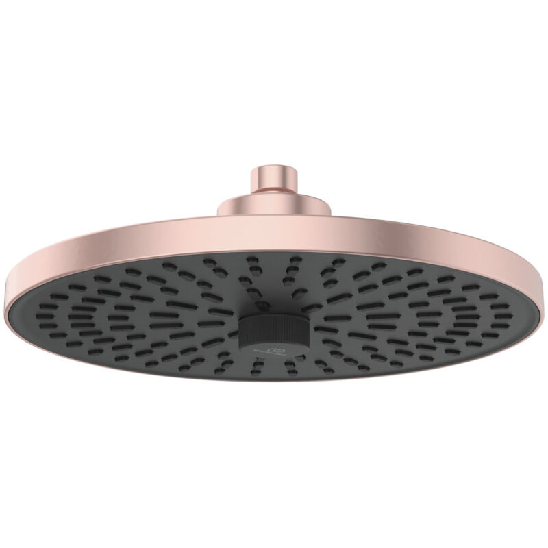 foto del prodotto ideal standard alu , soffione tondo a due funzioni per colonne doccia, diametro 26cm, bd581ro, ros 