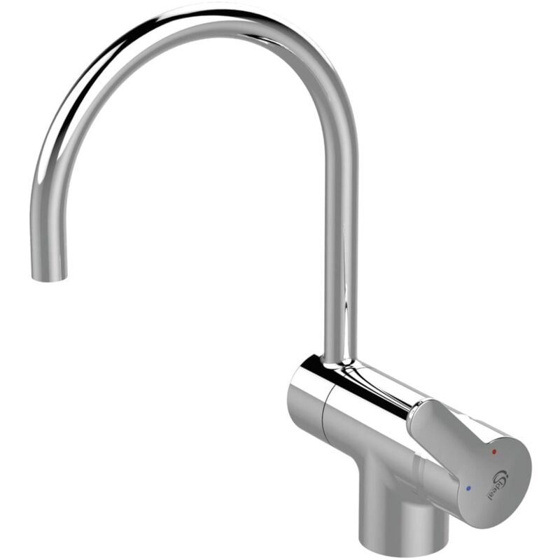 foto del prodotto ideal standard - b0673aa connect miscelatore cucina monocomando da lavello per installazione sottofinestra, cromato