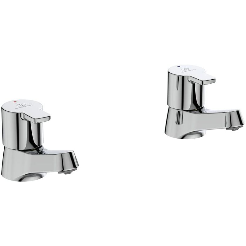 foto del prodotto ideal standard calista, coppia di rubinetti per lavabi, cromato