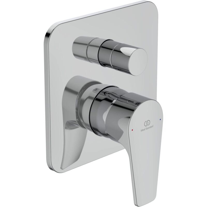 foto del prodotto ideal standard - cerafine d, miscelatore monocomando per vasca o doccia ad incasso, due vie, parti esterne, cromato