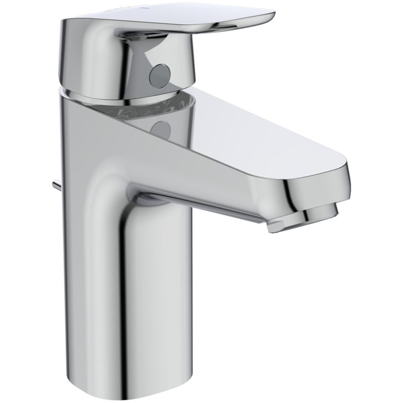 foto del prodotto ideal standard ceraflex, miscelatore lavabo con portata a 5l min, easyfix, tecnologia bluestart e click, cartuccia firmaflow, b1715aa, cromato
