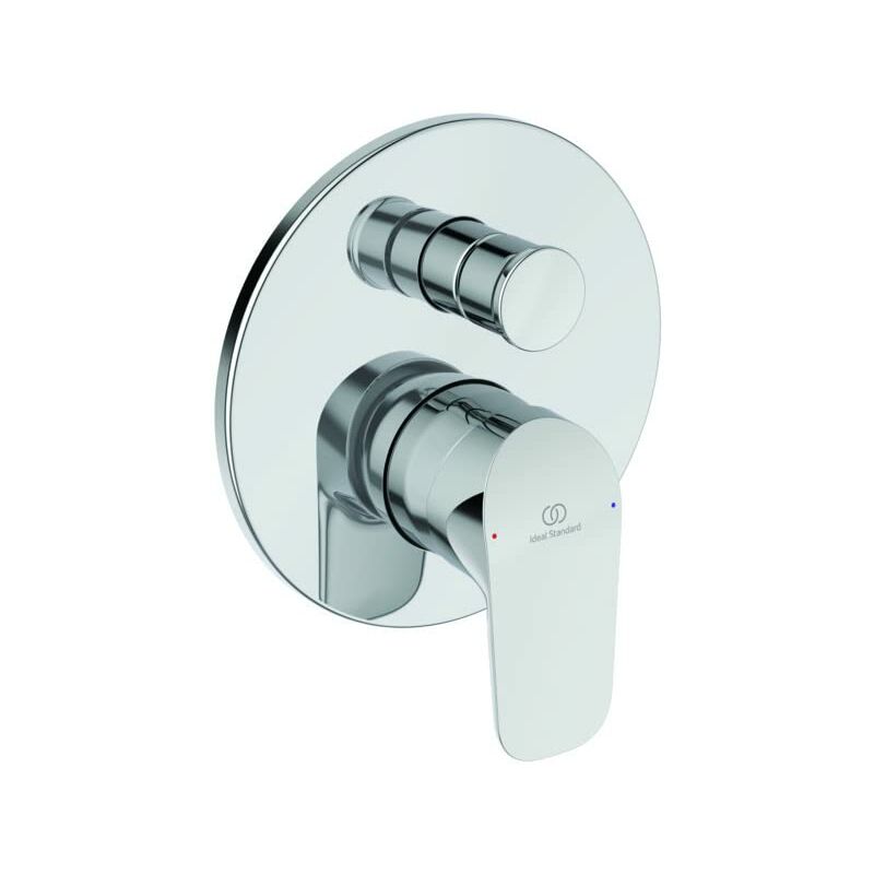 foto del prodotto ideal standard ceraflex, miscelatore per vasca o doccia ad incasso, due vie, parti esterne, cromato