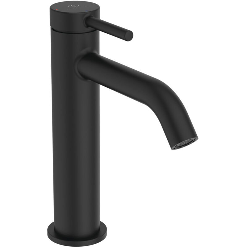 foto del prodotto ideal standard ceraline, miscelatore monocomando grande, rubinetto lavabo con cartuccia firmaflow, senza asta di comando e piletta, sistema