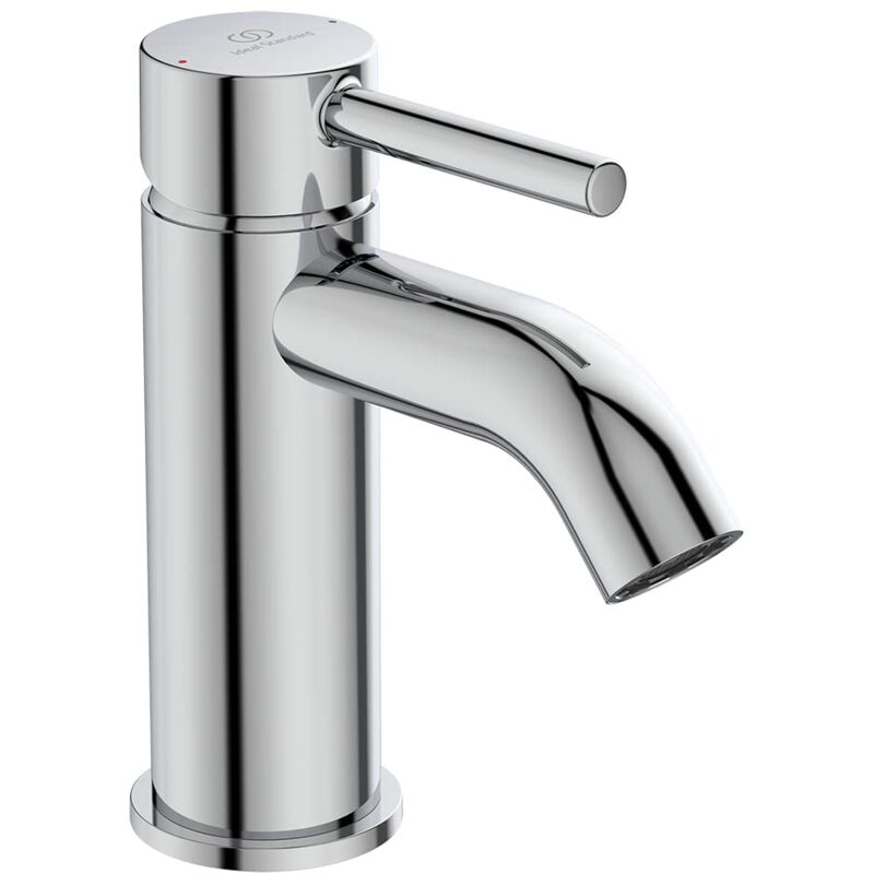 foto del prodotto ideal standard ceraline miscelatore monocomando per lavabo senza asta di comando e scarico piletta, cromato