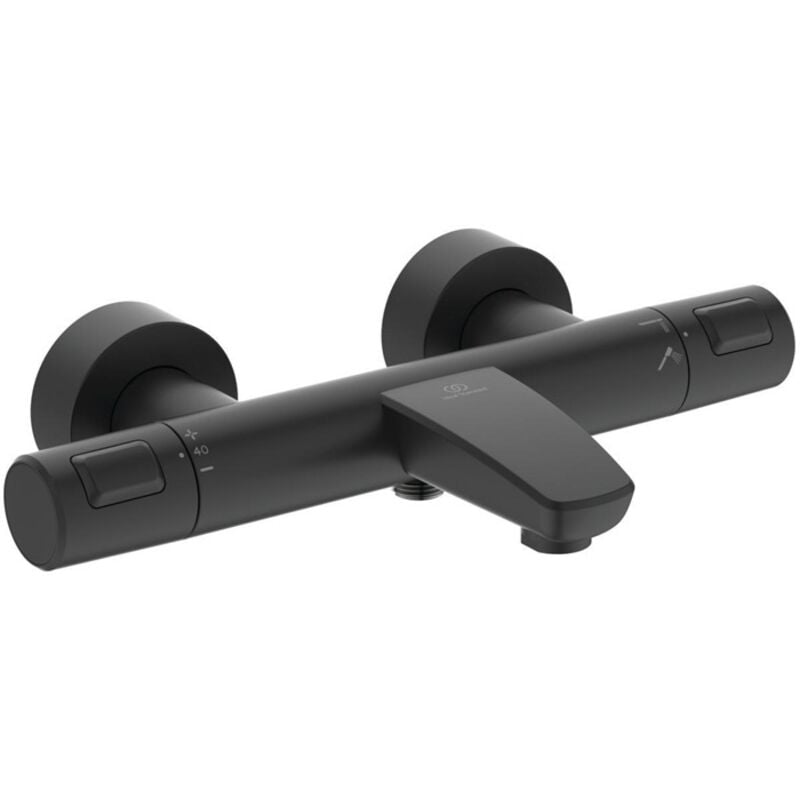 foto del prodotto ideal standard ceratherm miscelatore termostatico per vasca da bagno, nero a7544xg