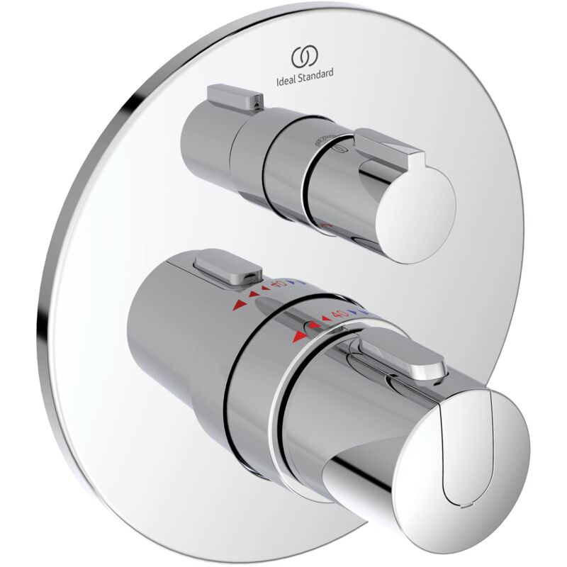 foto del prodotto ideal standard ceratherm t100 miscelatore termostatico ad incasso individuale per doccia, cromato