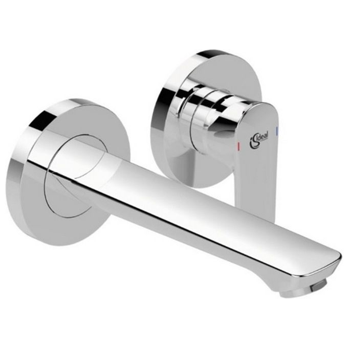 foto del prodotto ideal standard connect air a7029 parte est. miscelat. lavabo a parete bocca mm.185 cromo