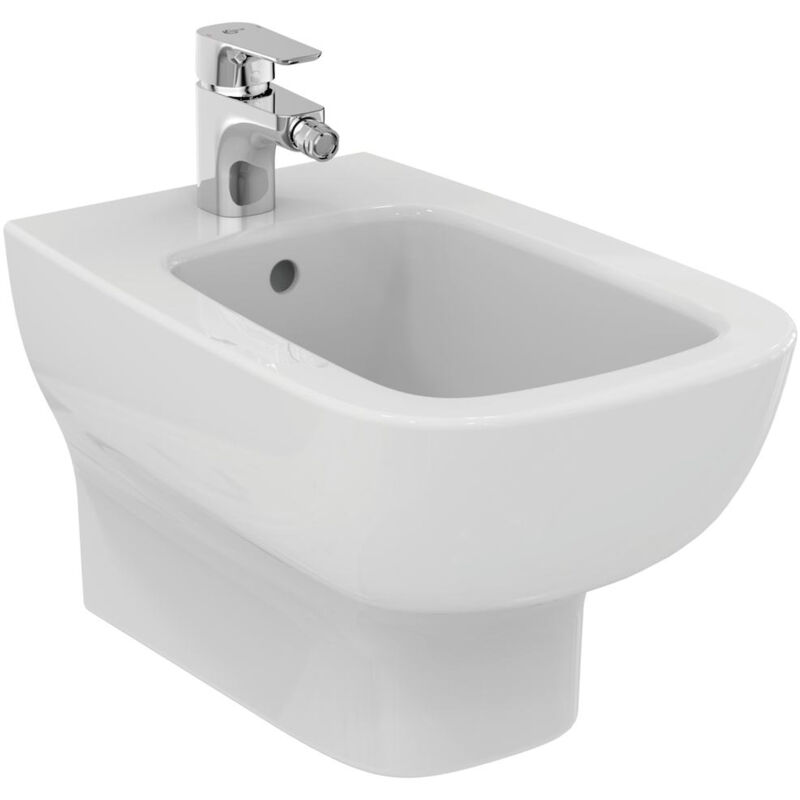 foto del prodotto ideal standard esedra bidet sospeso 1foro bianco codice prod t281501